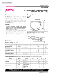 Datasheet STK400-460 manufacturer Sanyo